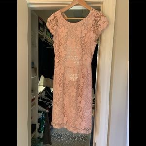 BCBGeneration Open Back Lace Dress